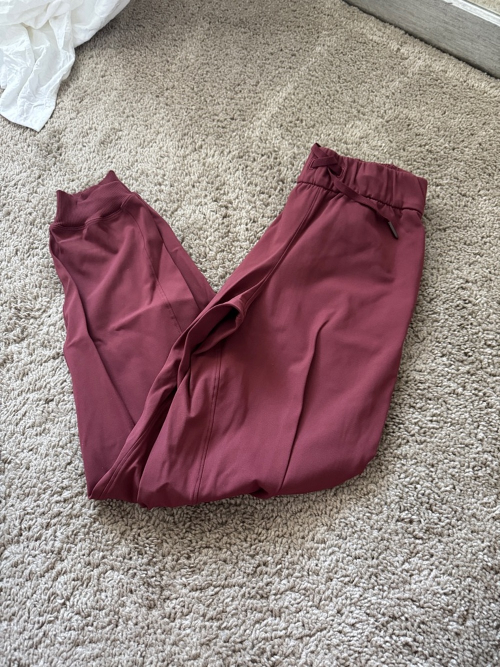 lululemon athletica Maroon Track Joggers